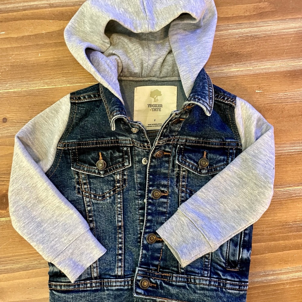 Tucker and Tate Hooded Denim Jacket